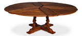 Jupe Wooden Brown Round Dining Table