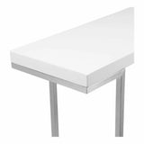 55 Inch Console Table White Lacquer White Contemporary Console Tables LOOMLAN By Moe's Home