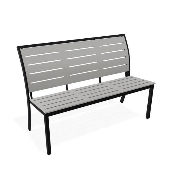 56" Bazza MGP Aluminum Stacking Bench-Outdoor Benches-Telescope-LOOMLAN