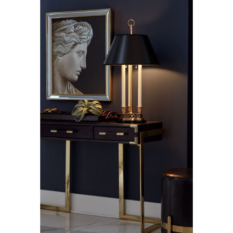 Thea Antique Brass Finish Table Lamp - LOOMLAN - Wildwood - Table Lamps