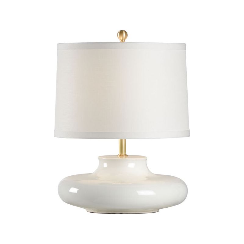 Gainsboro White Ceramic Base Table Lamp