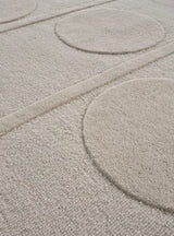 Orb Alliance Chalk Wool Area Rug By Linie Design