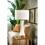 Hopper Gold Accents Smooth Finish Table Lamp