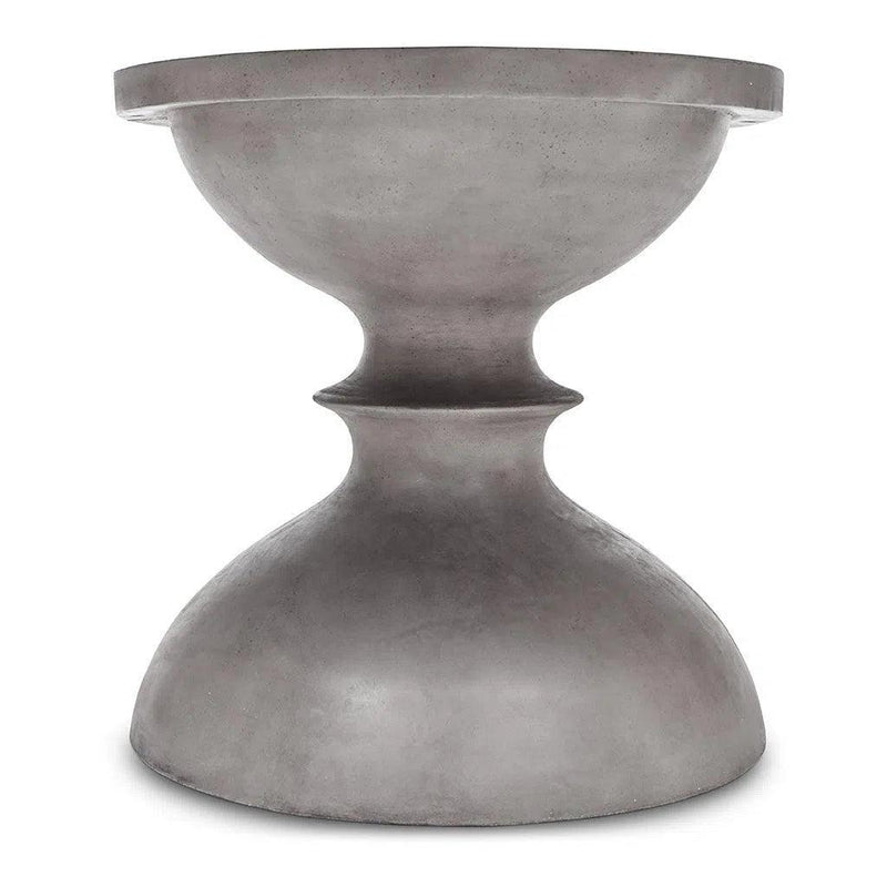 59" Spindle Reinforced Concrete Round Dining Table - LOOMLAN - Urbia - Outdoor Dining Tables