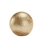 Champagne Hammered Ball Sculpture