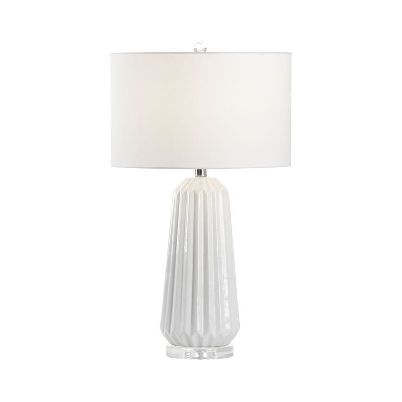 Gamble Fine Ribbed Ceramic Table Lamp