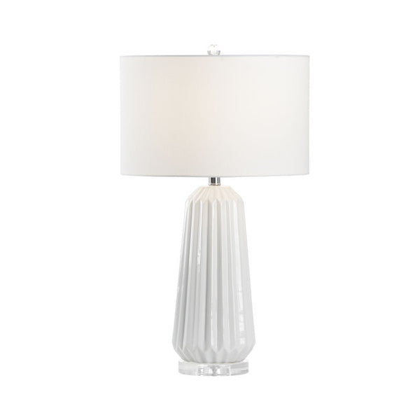 Gamble Fine Ribbed Ceramic Table Lamp