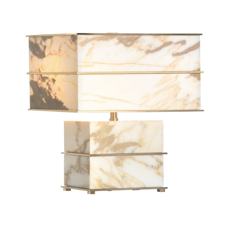 Barletta Marble Made Table Lamp - LOOMLAN - Wildwood - Table Lamps