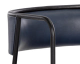 Brenan Leather Upholstered Elegant Dining Armchair