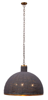 Big Sur 1-Light Beaded Chandelier in Slate Blue