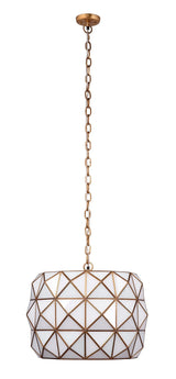 Hollywood Pendant - Sleek 1-Light Glass and Metal Design