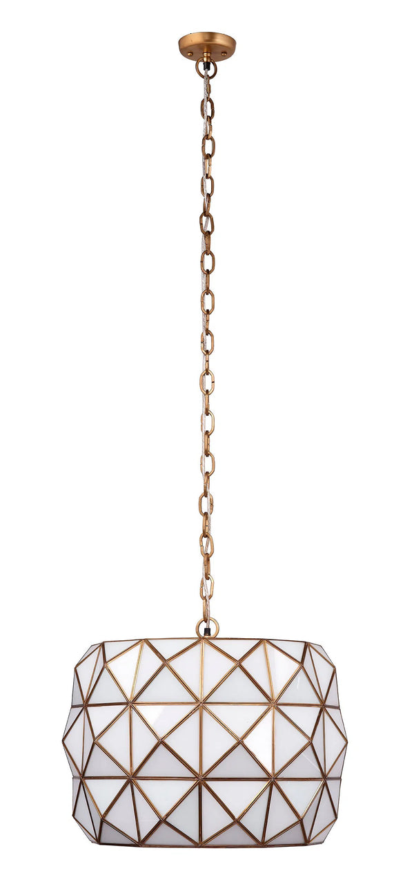 Hollywood Pendant - Sleek 1-Light Glass and Metal Design