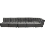 5PC Corner Modular Sectional In Grey