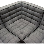 5PC Corner Modular Sectional In Grey