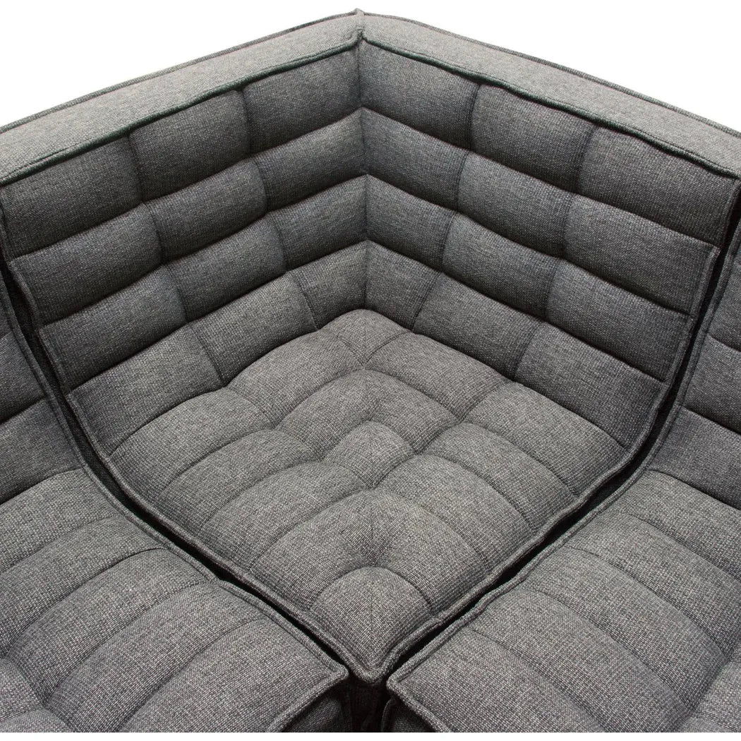 5PC Corner Modular Sectional In Grey