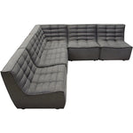 5PC Corner Modular Sectional In Grey