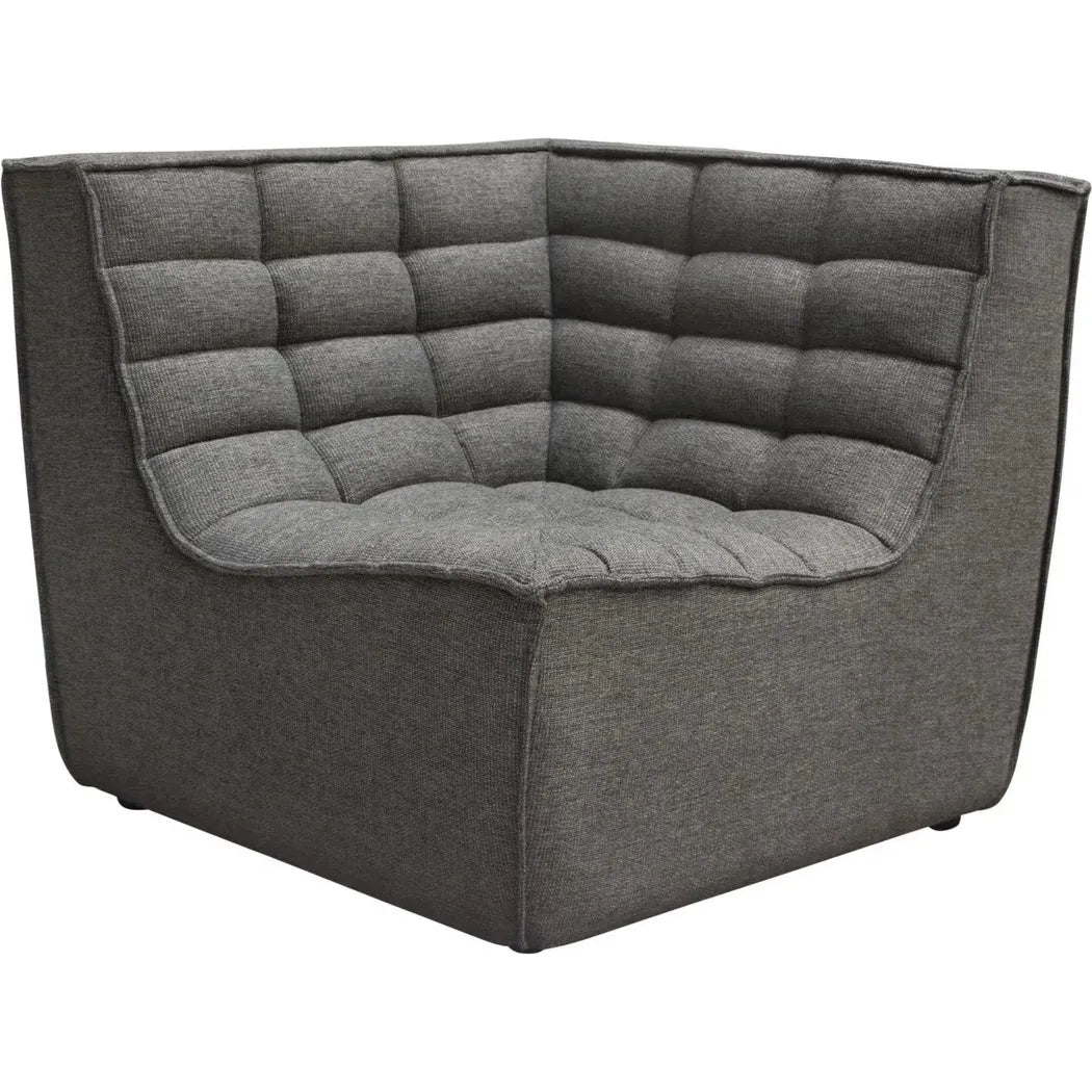 5PC Corner Modular Sectional In Grey