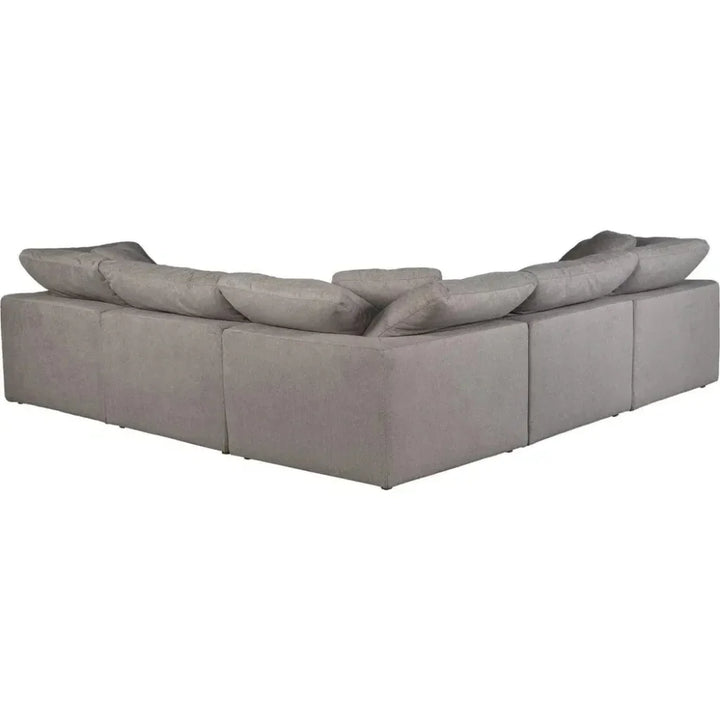 5PC Performance Terra Grey Modular-Modular Sofas-Moe's Home-LOOMLAN
