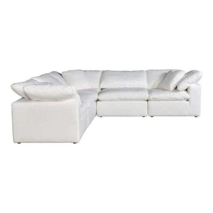 5PC Performance Terra White Modular-Modular Sofas-Moe's Home-LOOMLAN