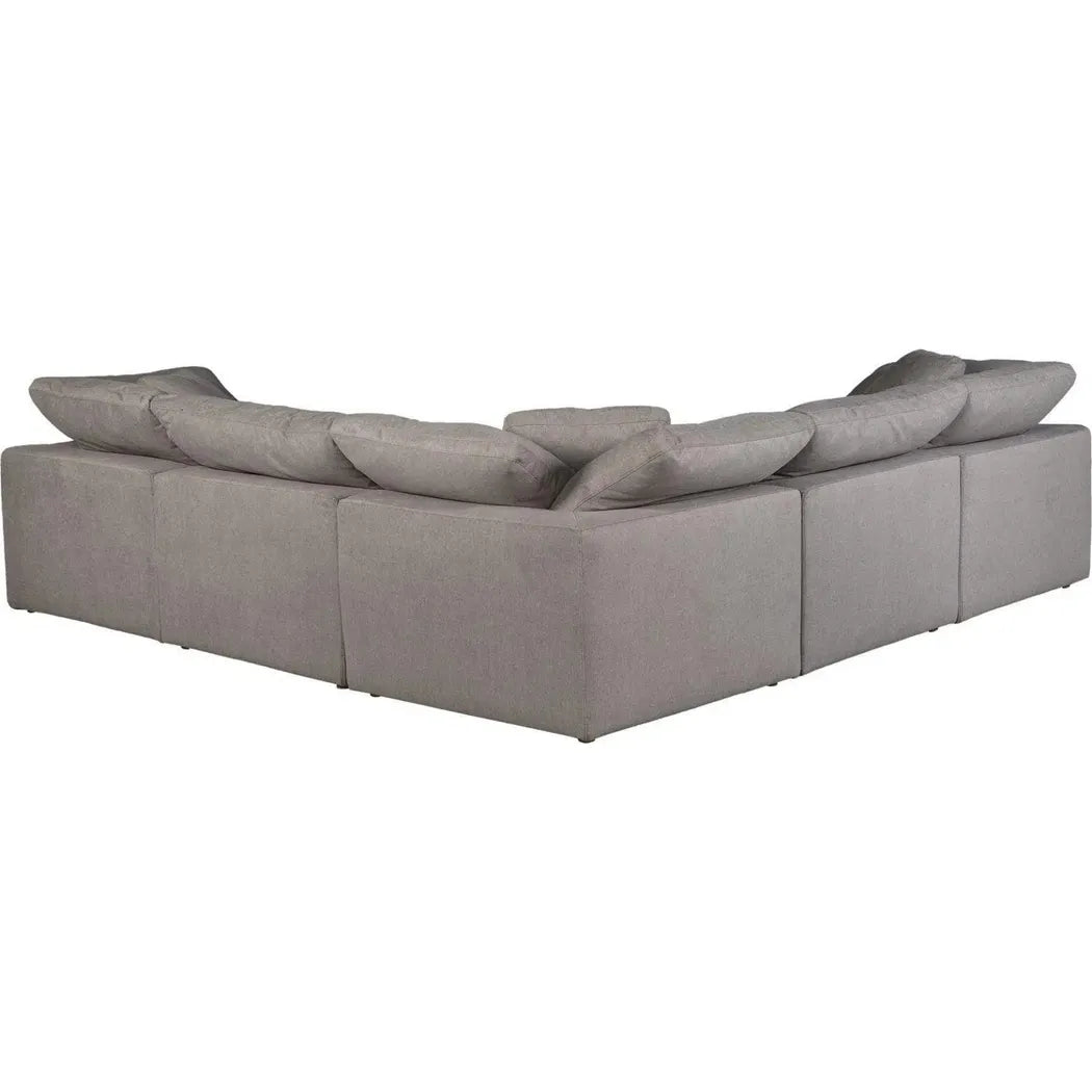 5PC Stain Resistant Grey Large Classic Modular