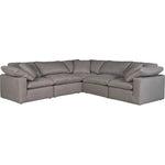 5PC Stain Resistant Grey Large Classic Modular