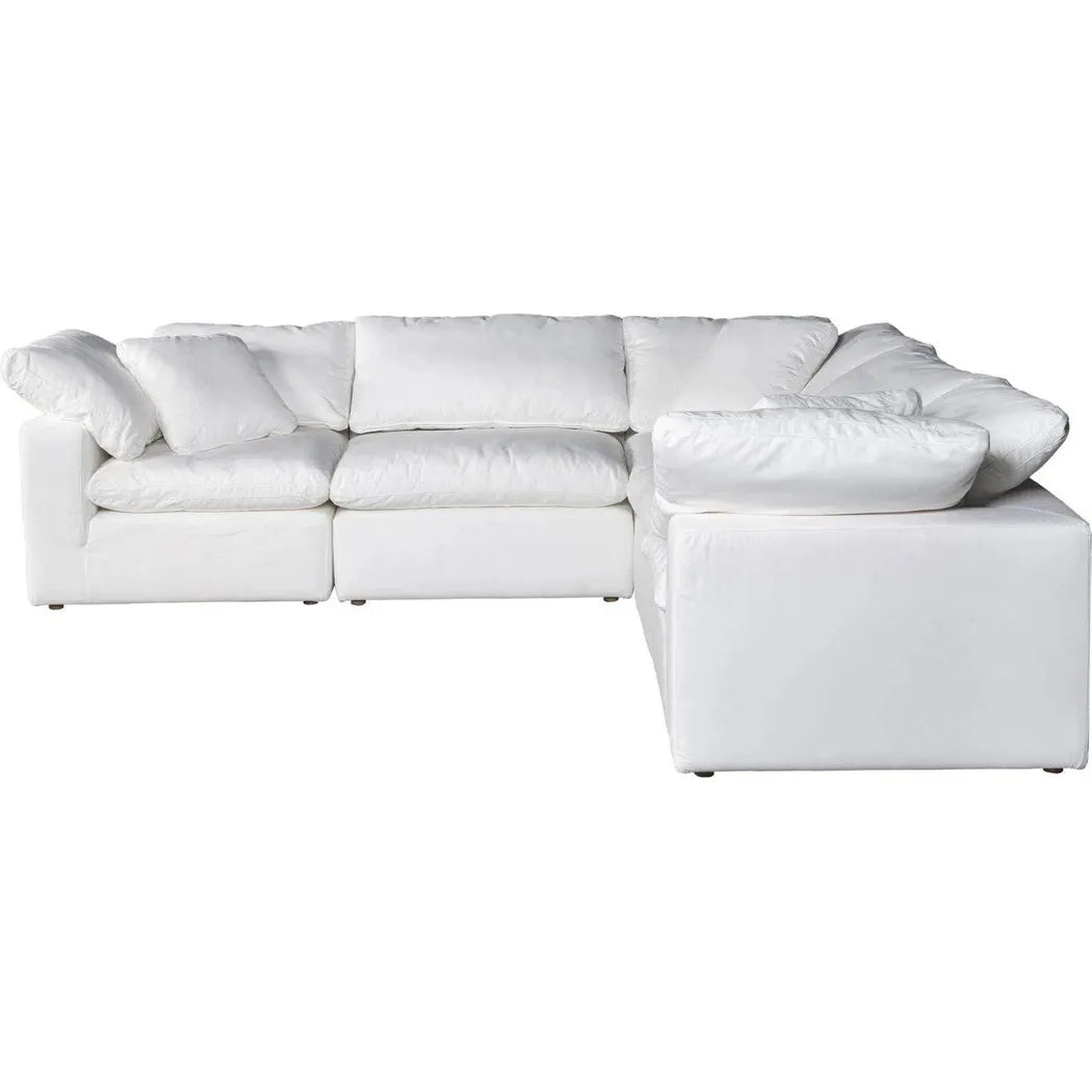 5PC Stain Resistant White Large Classic Modular