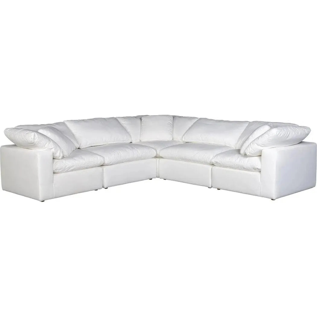 5PC Stain Resistant White Large Classic Modular