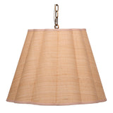 Scalloped 1-Light Hanging Pendant