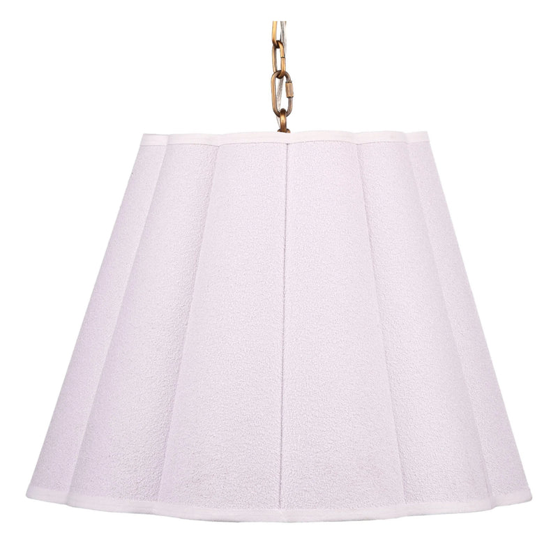 Scalloped 1-Light Hanging Pendant