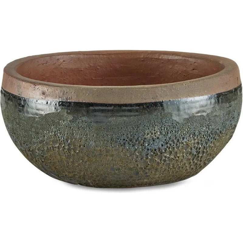 5.5 in. Lyra Ceramic Black Planter