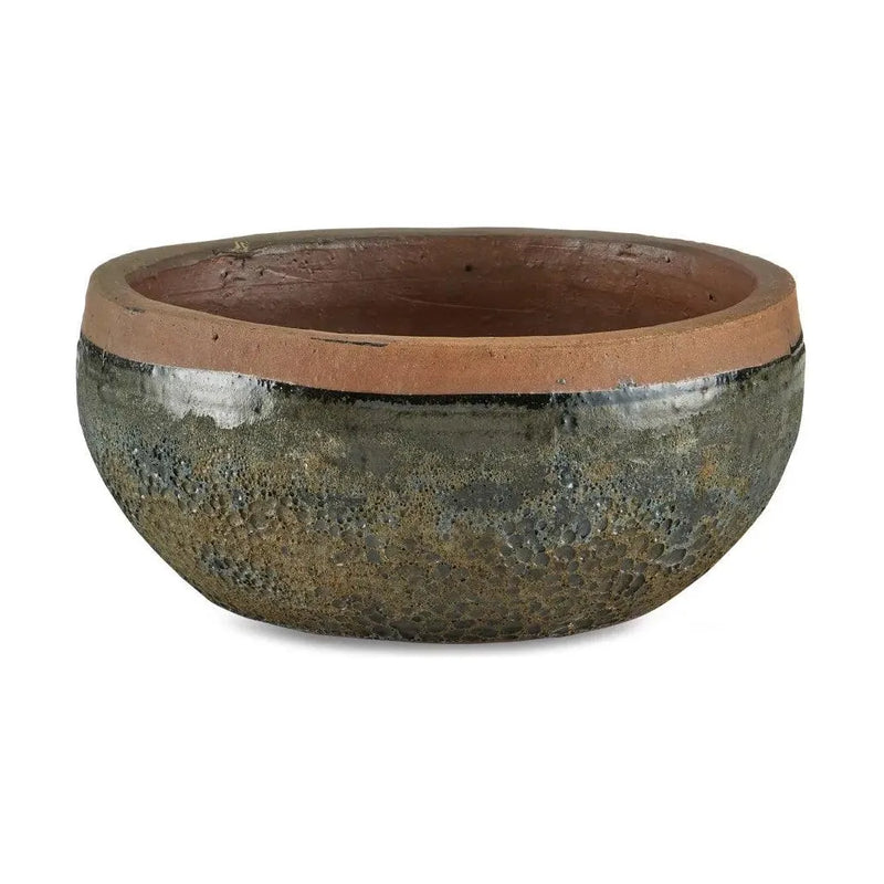 5.5 in. Lyra Ceramic Black Planter