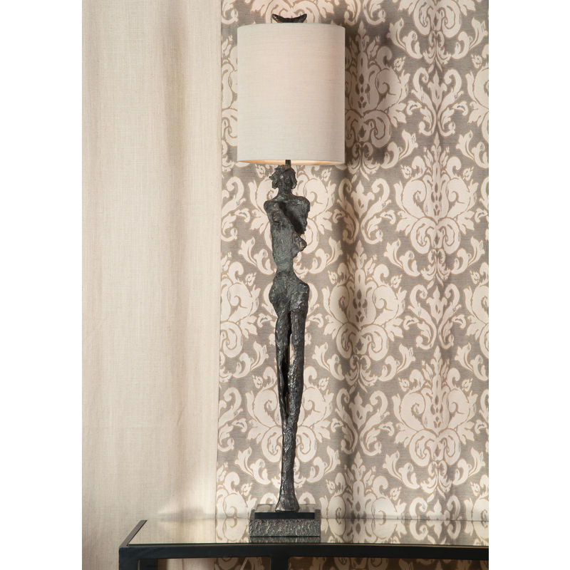 Modern Bronze Marble Base Table Lamp