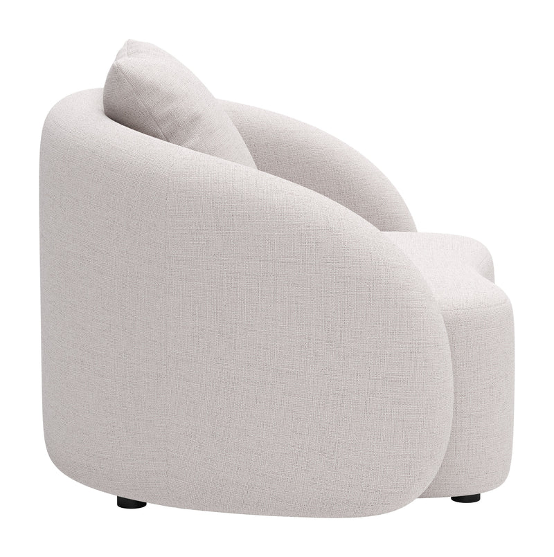 Sunny Isles Beige Armless Accent Chair