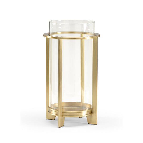 Cook Gold Brass With Crystal Shade Candleholder