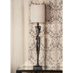 Modern Bronze Marble Base Table Lamp