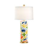 Danton Ceramic With Gold Accents Table Lamp