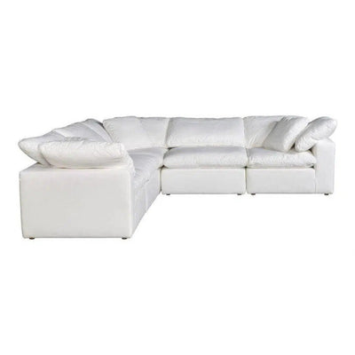 5PC Performance Terra White Modular - LOOMLAN - Moe's Home - Modular Sofas