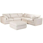 6 PC Set Taupe Linen Signature Modular Sofa