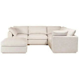 6 PC Set Taupe Linen Signature Modular Sofa - LOOMLAN - Moe's Home - Modular Sofas
