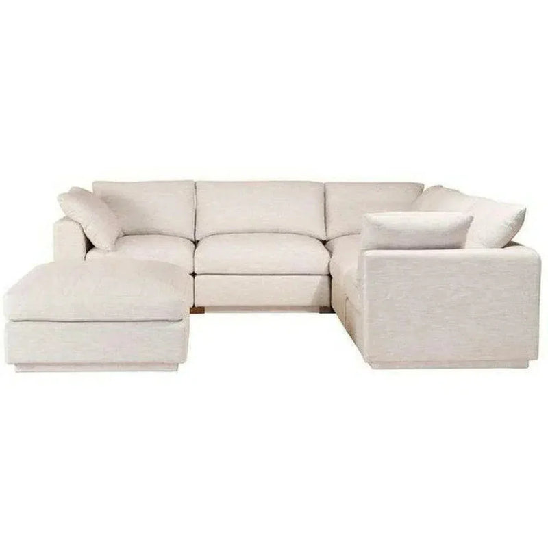 6 PC Set Taupe Linen Signature Modular Sofa - LOOMLAN - Moe's Home - Modular Sofas