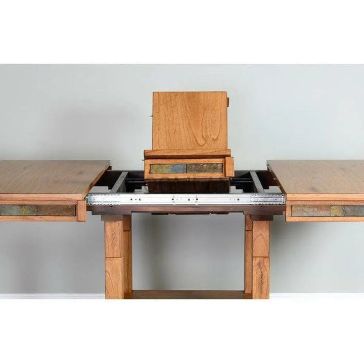 Extendable Wood Dining Table 60-72 Inch | LOOMLAN