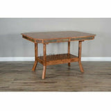 60-90" Rustic Adjustable Height Extendable Dining Table Counter Tables LOOMLAN By Sunny D