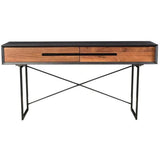 60 Inch Console Table Brown Scandinavian Console Tables LOOMLAN By Moe's Home