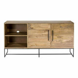 60 Inch Entertainment Unit Natural Scandinavian TV Stands & Media Centers LOOMLAN By Moe's Home