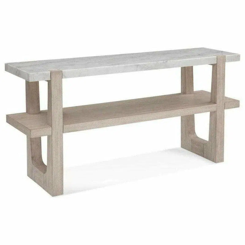 60 Inch White Console Table With