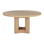 60" Elma Wooden Round Dining Table - LOOMLAN - Dining Tables