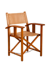 Balago Leather Upholstered Folding Chair