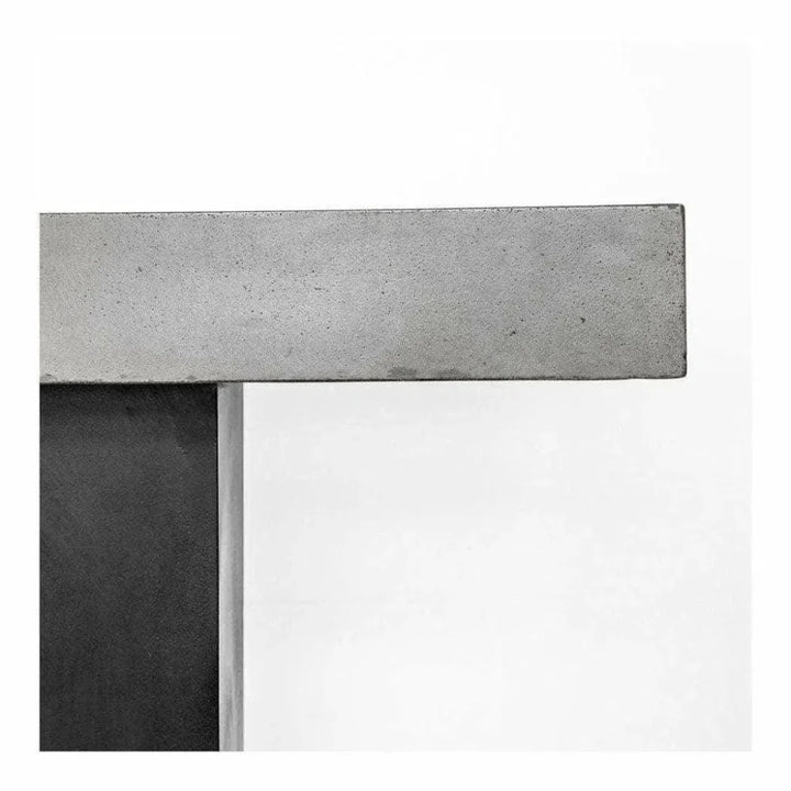 63 Inch Outdoor Bar Table Grey Contemporary-Outdoor Counter Tables-Moe's Home-LOOMLAN