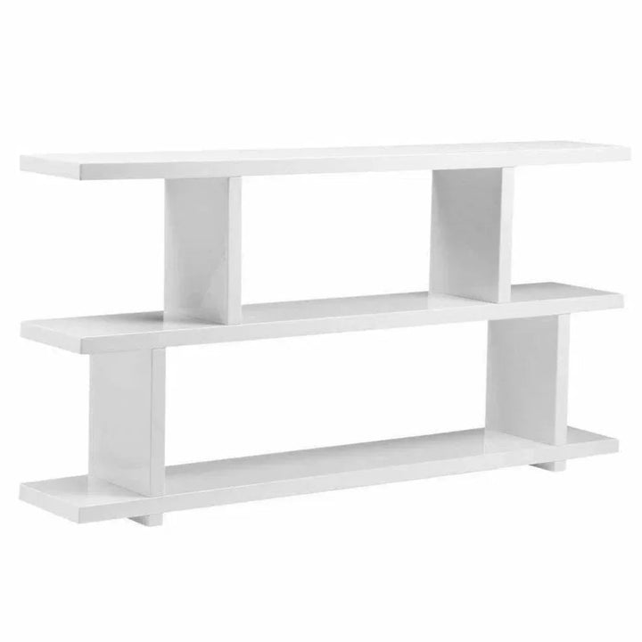 63 Inch Shelf Small White Contemporary - LOOMLAN - Moe's Home - Etageres
