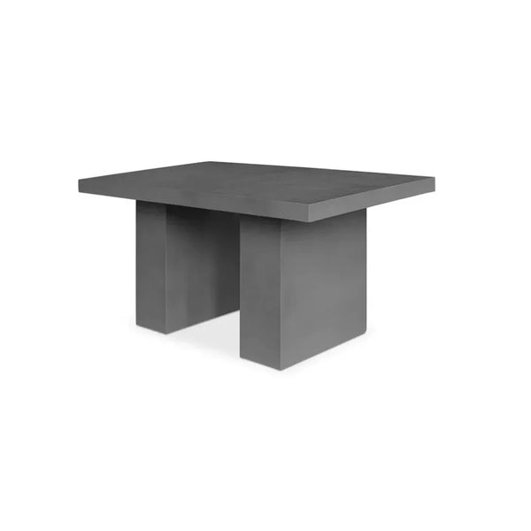 63 in Outdoor Dining Table Grey Contemporary-Outdoor Dining Tables-Moe's Home-LOOMLAN